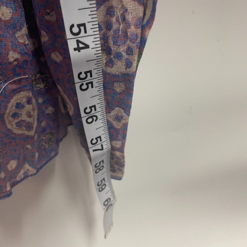 Rvca Blue Purple boho strappy Maxi Dress Size M - Picture 7 of 7